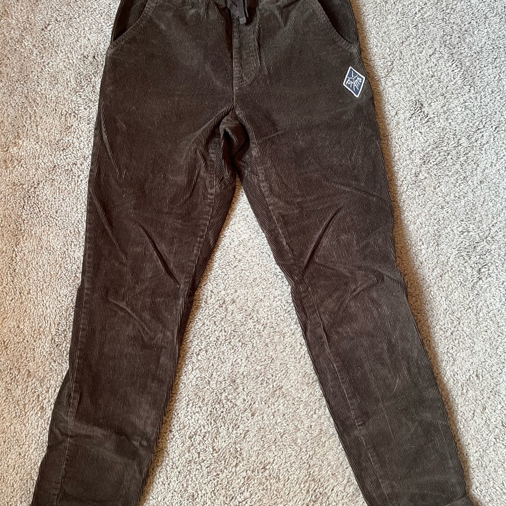 Prana Brown Corduroy Pants